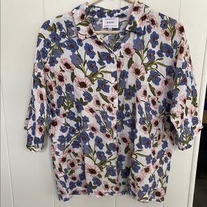 SABO. Floral Button-Up Shirt